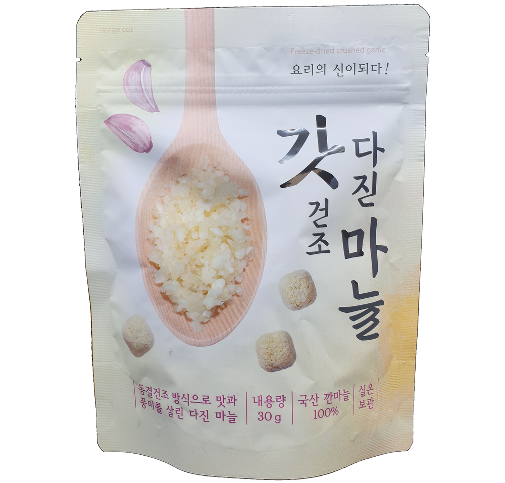 Dehydrated Minced / Crushed Korean Garlic (갓건조 다진마늘)
