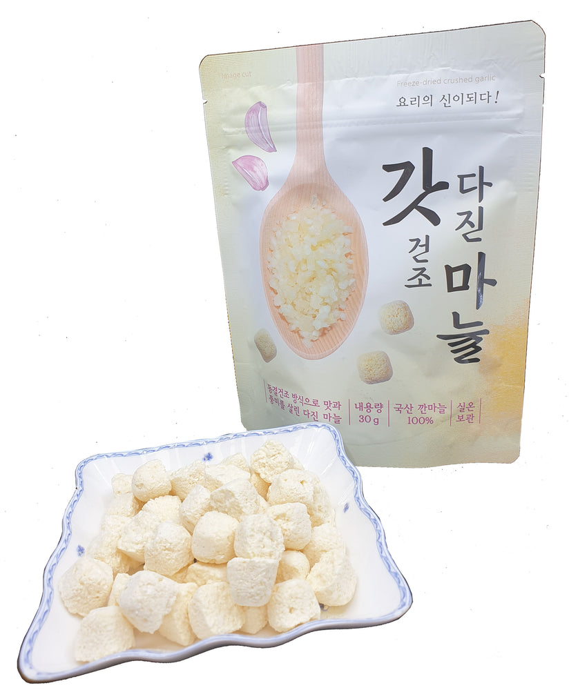 
                  
                    Dehydrated Minced / Crushed Korean Garlic (갓건조 다진마늘)
                  
                