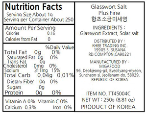 
                  
                    Glasswort Salt (함초소금 미세염)
                  
                